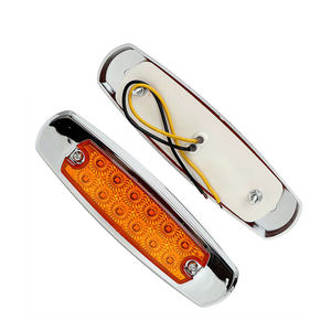 6.4 pouces 12 LED <span class=keywords><strong>feu</strong></span> arrière de marqueur latéral tourner ambre rouge <span class=keywords><strong>feu</strong></span> de dégagement de signal de stationnement 12V pour <span class=keywords><strong>remorque</strong></span> camion camion UTE RV pick-up - Product Image 5