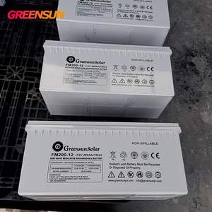 ソーラーゲル電池12V 300ah 200ah 100ah家庭用システム用ソーラーエネルギー蓄電池 - Product Image 3