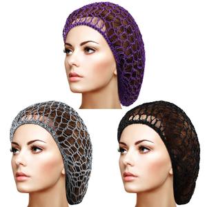 SOLPOP Filets à <span class=keywords><strong>cheveux</strong></span> longs pour femmes, en maille douce <span class=keywords><strong>de</strong></span> rayonne tricotée au crochet, pour le sommeil et les professionnels du secteur <span class=keywords><strong>de</strong></span> la restauration - Product Image 1