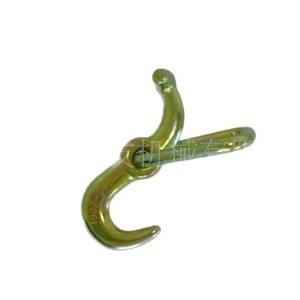Forged S Type Hooks With Triangular Rings 2 Inch Model Pf52 1 Zinc Plated For Manufacturing Use - Product Image 5