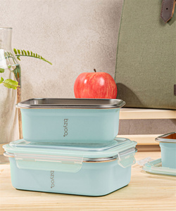 Fiambrera rectangular para sándwich, caja aislada de almacenamiento térmico reutilizable para alimentos - Product Image 3