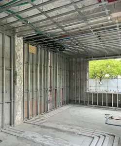 Metal para materiais de construção, perfil de aço galvanizado, para decoração de paredes, trilhos de gesso