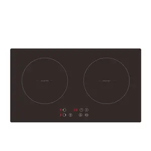 China shipping agent ceramic glass induction cooker precise double elements 6000W