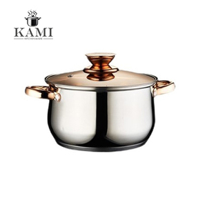 Venta directa de fábrica, calentamiento rápido, cacerola antiadherente para cocina, olla de acero inoxidable, cacerola para alimentos KM-S03 - Product Image 2