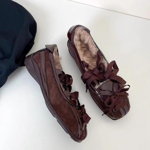 Versión en Existencia ~ Zapatos Planos de Mujer Estilo Bailarina, Novedad 2025, con Tacón Oculto, Forro de Felpa, Estilo Deportivo - Product Image 6