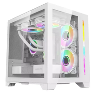 Boîtier pour PC PC PC Cpu Boîtier pour jeu d'ordinateur Bureau ATX USB 3.0 Verre trempé Phantom Noir Blanc Rose