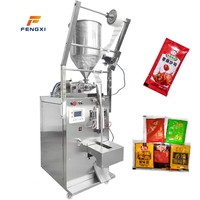 Scelleuse automatique haute précision pour sachets de curry, salade, cacahuètes, confiture de tomates, beurre, sirop, miel, pâte de tomates, boissons et emballages alimentaires
