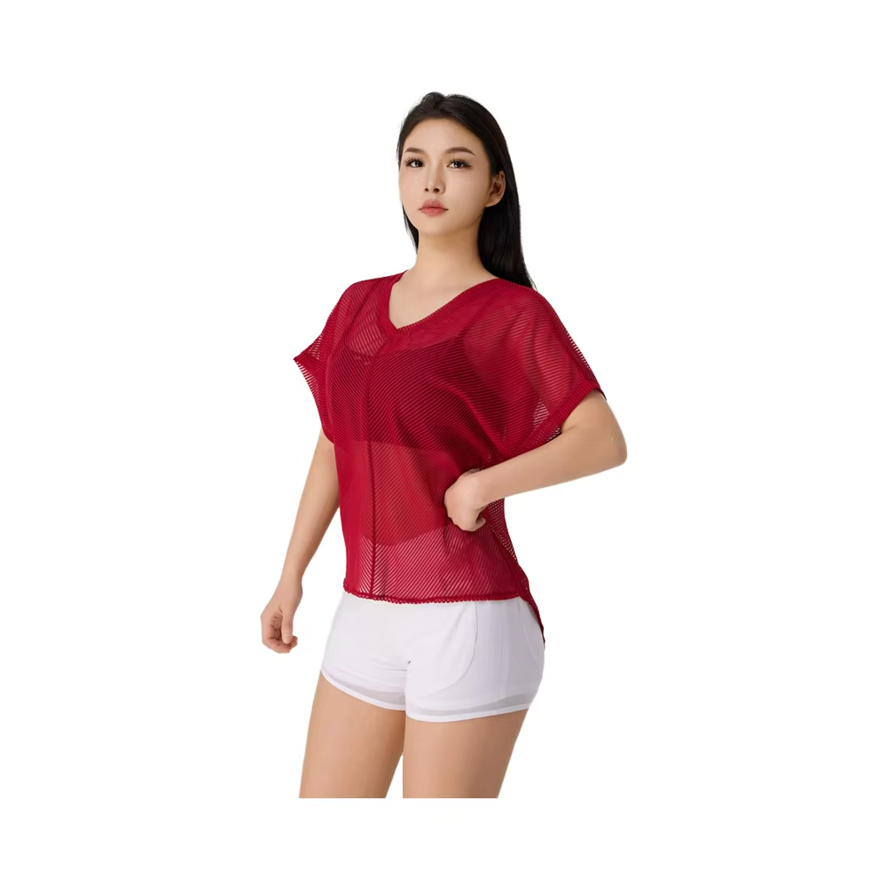 Manufacturer Wholesale High Quality Top Gym Summer Wear Mesh Tank Tops Set for Women Yoga Wear
