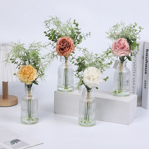 <span class=keywords><strong>Flores</strong></span> Artificiales <span class=keywords><strong>de</strong></span> Pared, Flor Artificial China en Maceta con Agua Falsa, Mini Tulipanes Artificiales <span class=keywords><strong>de</strong></span> Alta Gama <span class=keywords><strong>para</strong></span> Eventos - Product Image 6