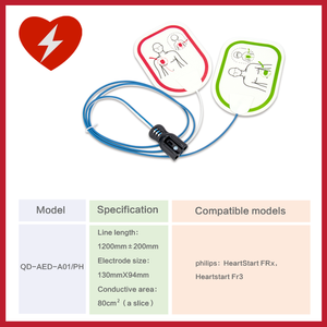 Elettrodi Monouso Compatibili <span class=keywords><strong>Philips</strong></span> per Defibrillatore <span class=keywords><strong>AED</strong></span> - Pad Medici per RCP di Emergenza - Product Image 5