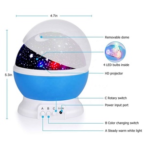 Projecteur de <span class=keywords><strong>galaxie</strong></span> <span class=keywords><strong>ciel</strong></span> <span class=keywords><strong>étoilé</strong></span> rotatif LED, lampe de chambre à coucher pour enfants, cadeau pour enfants - Product Image 5