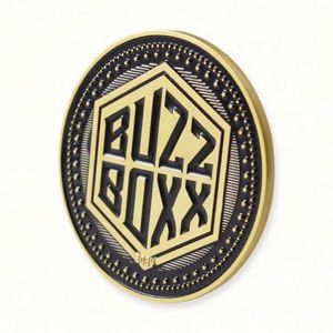 เหรียญที่ระลึกแบบกำหนดเอง ไม่มีขั้นต่ำในการสั่งผลิต ผลิตจากโลหะเคลือบทอง พร้อมพิมพ์ลายซิลค์สกรีน 3 มิติ ดีไซน์เหรียญเปล่า รับทำเหรียญที่ระลึก - Product Image 2