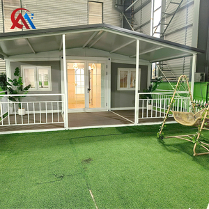 บ้านสำเร็จรูปขนาด 20 ฟุต สไตล์สวน โครงเหล็กแข็งแรง พร้อมรั้วสนาม ป้องกันลม กันน้ำ เหมาะสำหรับพักผ่อน - Product Image 3