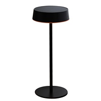 Lampe de table LED tactile rechargeable à énergie solaire 2000 mAh sans fil, pour restaurant, extérieur, vente en gros, style nordique moderne, intensité réglable