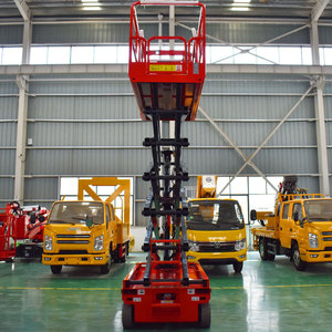12M populed Scissor Lift điện thủy lực trên không người đàn ông Nâng Nền tảng Làm việc điện Scissor Lift - Product Image 4