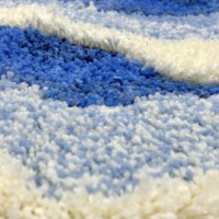 Tapis en microfibre 3D en forme de mousse, tapis décoratif doux pour la maison, tapis en mousse touffeté