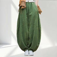 Vente en gros de lots indiens Ladys Vintages Pantalons enveloppants pour femmes en coton Mandalas