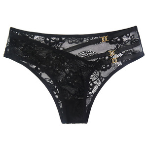 Nuovi articoli di tendenza biancheria intima di pizzo Sexy da <span class=keywords><strong>donna</strong></span> mutandine da <span class=keywords><strong>donna</strong></span> con prospettiva di fiori ricamati a tre cinture scavate - Product Image 4