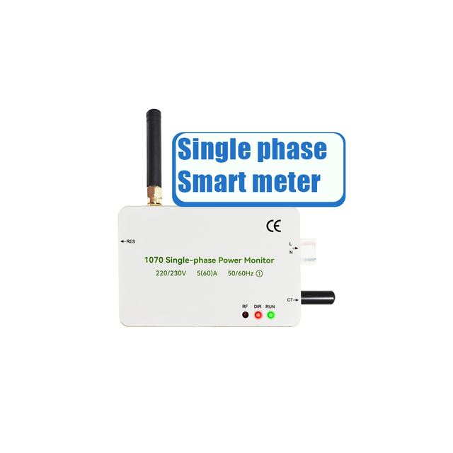 Single Phase Wireless Smart Power Meter for Micro Inverter Energy Meter for Tuya Smart Home for Balcony Solar System