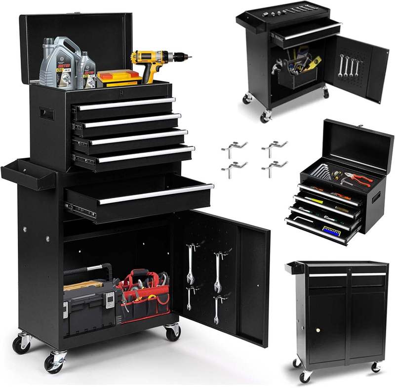 75 Mechanics Rolling Toolbox Pit Cart