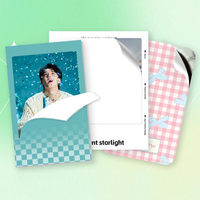 Tarjeta Fotográfica Personalizada de 4 Pulgadas, Desprendible, Brillante y Holográfica para Regalo Sorpresa en Caja Ciega y Colección de Fans del Kpop