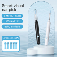Endoscope auriculaire étanche IP67 N3 Pro 4,3 mm avec LED et caméra, garantie 1 an, nettoyeur de cérumen domestique alimenté par batterie