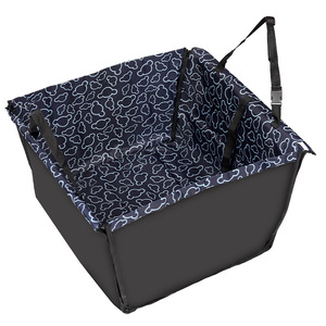 Siège surélevé <span class=keywords><strong>pliable</strong></span> pour chien M4 pour voitures, tissu Oxford de luxe, motif uni - Product Image 5
