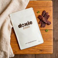 Emballage personnalisé pour friandises pour animaux de compagnie, sachet refermable à fermeture éclair sur trois côtés, sac en mylar métallisé pour friandises pour chiens et chats, viande séchée, foie de bœuf