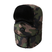 Gorro de Invierno para Niños, Estilo Ushanka, con Orejeras, Unisex, de Piel Sintética, Transpirable, Impermeable, con Patrón de Punto, para Esquí y Actividades al Aire Libre