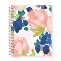 Impression personnalisée de planificateur de carnet de notes à liaison de joint torique coloré