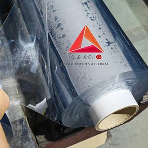 <span class=keywords><strong>Film</strong></span> de protection en PVC <span class=keywords><strong>transparent</strong></span> super clair, imperméable et résistant à l'huile, pour la maison et le bureau, facile à nettoyer, souple et flexible - Product Image 1