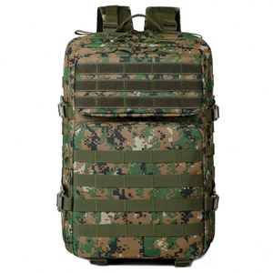 <b>Large</b> Capacity Outdoor Attack Tactical <b>Backpack</b> Multi-Function Waterproof Sports Mountaineering Camouflage Design Polyester - Product Image 4