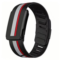 Tali Jam Tangan Olahraga Silikon Dua Warna, Tali Pengganti untuk Whoop 5.0 / Whoop MG