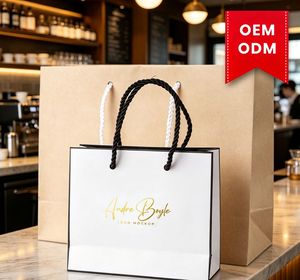 Custom Luxury Jewelry Packaging Solution with Gold Foil Logo - Product Image 1