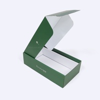 Cajas de Cartón Corrugado Plegables de Alta Calidad, Impresas con Lámina Dorada, Ecológicas, Biodegradables, Hechas con Materiales Reciclados, Impermeables y Personalizadas