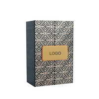 Fabricant de boîtes cadeaux de parfum à double porte magnétique personnalisées de haute qualité