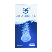 OAR Nettoyant en comprimés effervescents pour vitres de voiture et pare-brise, décontamination puissante, élimination des traces d'eau, 10g, plastique, durée de conservation de 3 ans, certifié TÜV allemand