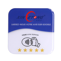 Etiqueta NFC para Reseñas de Google, Resistente al Agua, 13.56MHz, Etiquetas RFID con Adhesivo Epoxi, Etiquetas NFC Impresas para Reseñas de Centros Comerciales y Hoteles