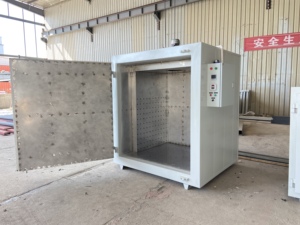 <span class=keywords><strong>Four</strong></span> de cuisson par lots à chauffage électrique, contrôlé par PLC, sur mesure Ailin, pour la polymérisation de revêtements en poudre sur roues, <span class=keywords><strong>jantes</strong></span> et pièces métalliques - Product Image 2