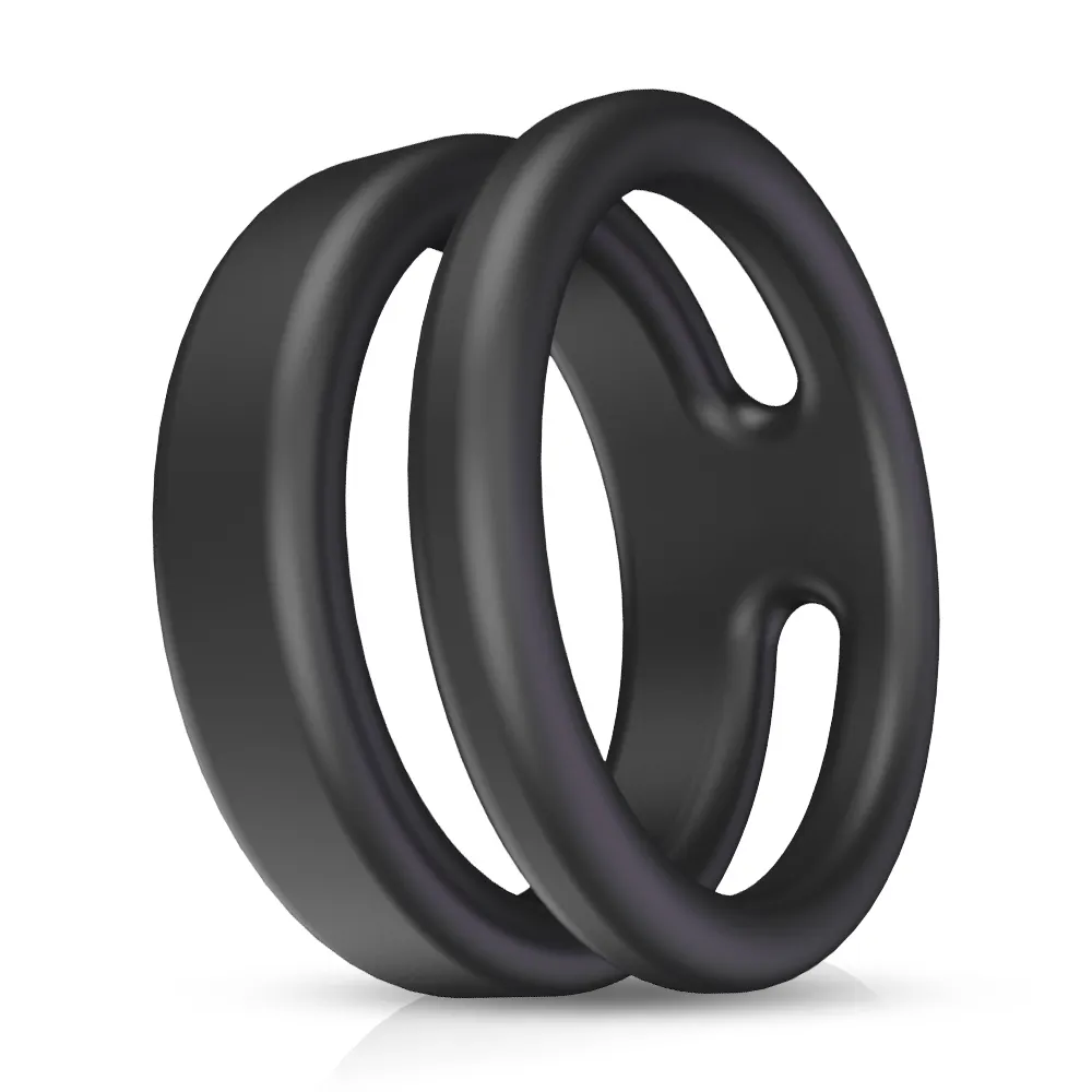 S-hande black Cock ring sex toy massage toys sex adult silicone rubber penis ring sex toys for men