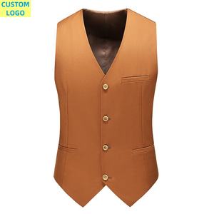 Abito da <span class=keywords><strong>uomo</strong></span> 6XL gilet classico alla moda per abito Casual formale gilet da sposa Plus Size Slim gilet - Product Image 4