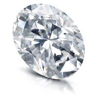 Vente en gros de diamants synthétiques cultivés en laboratoire, de petite taille, de couleur D VVS VS, ovales, en vrac, pour bijoux, 0,5 CT, 1 CT, 1,5 CT, 2 CT, 3 CT, 4 CT, 5 CT