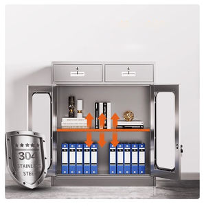 <span class=keywords><strong>Armoire</strong></span> de stockage de médicaments demi-hauteur personnalisée <span class=keywords><strong>armoire</strong></span> de <span class=keywords><strong>pharmacie</strong></span> de stockage en acier inoxydable 304 pour meubles d'hôpital - Product Image 3