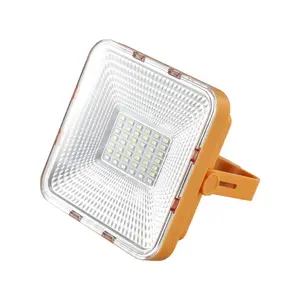 18650 D'ion de Lithium Abs Matériel 3000Lm Ac110-240V 200W Lumière D'inondation Solaire