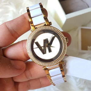 นาฬิกาควอตซ์สำหรับผู้หญิงคุณภาพสูงลายเพชรโมอิสสแตนเลส M-<span class=keywords><strong>KS</strong></span> หรูหรากันน้ำ50ม. - Product Image 4