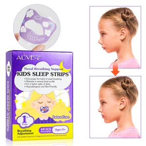 ALIVER label privé bande de soutien de la respiration nasale de la bouche des enfants patch de respiration de sommeil réglable anti-ronflement pour le sommeil nocturne - Product Image 6