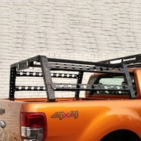 Porte-bagages de camionnette JP16 ODM, taille standard, pour plateau de camion, cadre de camion, porte-bagages arrière, barre de protection réglable en fer, porte-bagages de camion pour camion