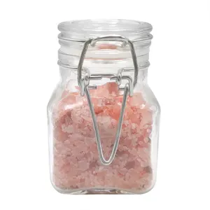 Jam Honey Sugar Jars/pudding glass bottle yogurt glass bottle with metal lid/Hinge lids airtight 100ml cookie glass jars