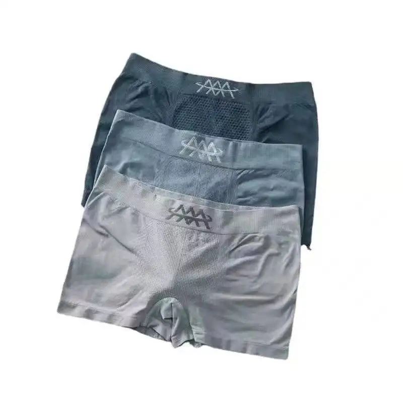 Nylon Fashion quick dry comfortable Elasticity Seamless men's Panties Manufie Boxer Underwear