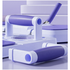 Rouleau abdominal multifonctionnel Pilates avec rebond automatique, support <span class=keywords><strong>plat</strong></span> pour pompes et dispositif d'entraînement et de renforcement abdominal - Product Image 3
